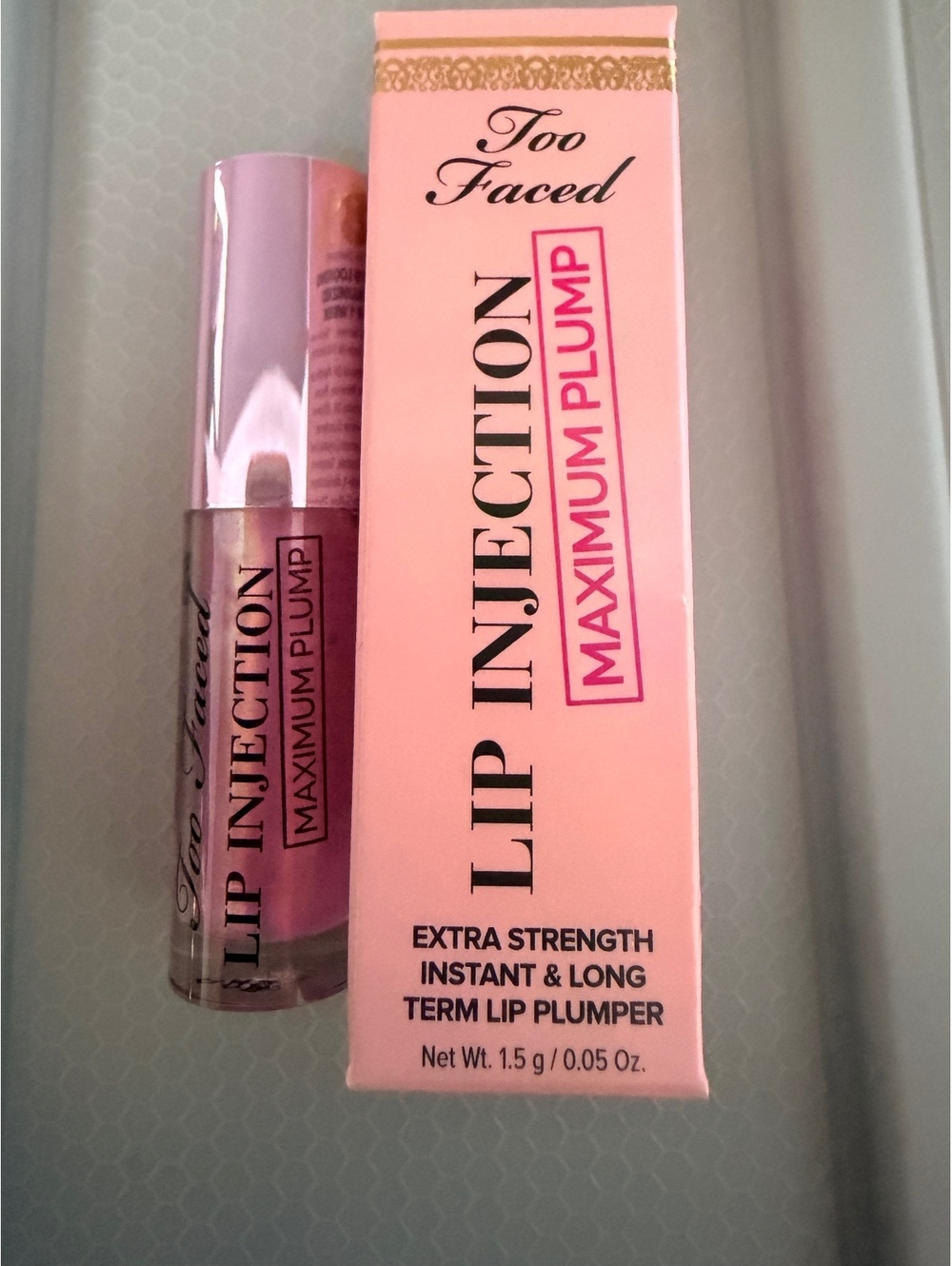 Too Faced Lip Injection Maximum Plump Extra Strength Lip Plumper 0.05 Oz